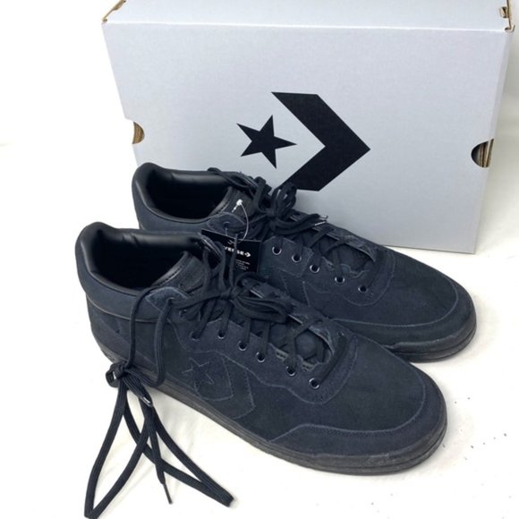 Converse CONS Fastbreak Pro Suede Shoes Sneakers Black Mid Casual Men's 168645C - Picture 5 of 8